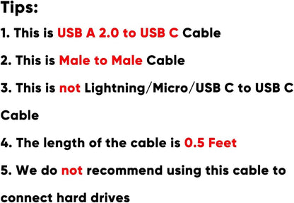 Short USB C Cable 0.5 FT  USB C Cable Short USB to C Cable Braided Fast Charging Cable 3A 480Mbps for Power Bank, Macbook Air Ipad Pro Ipad Mini Pixel Galaxy S21 S20 Z Flip, Etc, Gray